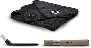 Lelit pla9101 kit de nettoyage - chiffon en microfibre - pinceau - jeu
