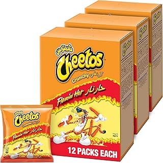 Cheetos croquants flamboyants 25 g x 12 paquet de 3