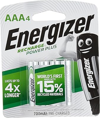 Piles aaa rechargeables energizer nh12 bp4