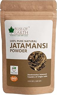 Poudre de jatamansi 100 % naturelle et pure de bliss of earth |