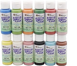 Creative hobbies maico stroke and coat glaze ensemble de peinture céramique, 1 |