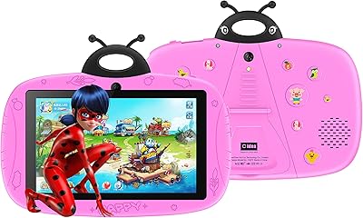 Tablette intelligente si idea cm75 pour enfants avec système android, écran 7 pouces