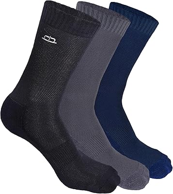 Chaussettes en bambou pour hommes, bureau et sport, taille unique uk 7