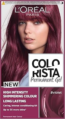 Coloration permanente en gel colorista de l'oréal paris coloration à domicile longue tenue