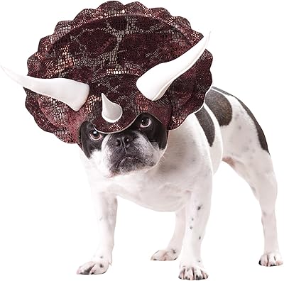 Costume de chien animal planet triceratops, modèle : pet20104, pet-costumes, s, marron