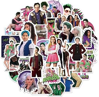 50pcs autocollants de film zombie pour enfants, autocollants amusants et romantiques pour spectacle de musique de lycée pour adolescents, bouteille d'eau, skateboard, ordinateur portable, bagages, guitare, scrapbooking. Transformez votre façon de consommer avec Diaytar Sénégal