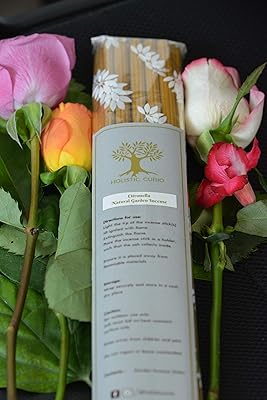 Bâtons d'encens à la citronnelle 100 % naturels - le meilleur anti-moustique