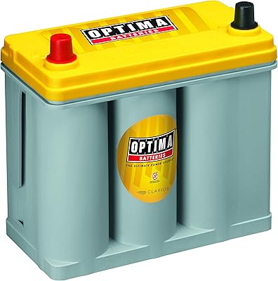 Batteries à double usage optima opt8071-167 d51 à dessus jaune