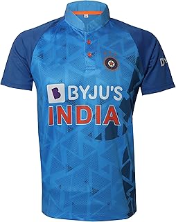 Maillot kd t20 du monde de cricket indien à manches mi-longues
