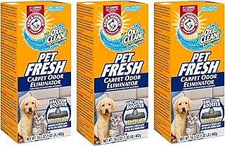 Désodorisant pour tapis arm & hammer pet fresh et oxi clean dirt fighter