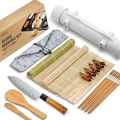 Kit de fabrication de sushi isseve, tapis à sushi en bambou, machine à