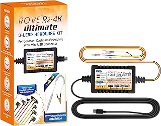 Kit de câblage dur pour caméra de tableau de bord micro usb