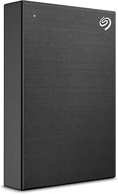 Disque dur externe portable seagate one touch, 4 to, pour pc, ordinateur portable