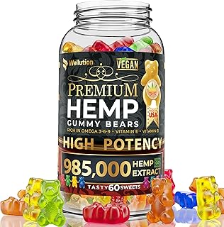 Willation hemp gummies 985 000 high potency fruits avec de l'huile