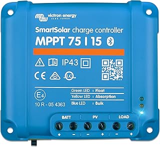 Contrôleur de charge solaire victor energy mppt 75v 15a 12 24v smart