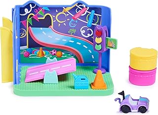 Maison de poupée carletta pur-evic et salle de jeux carlita avec voiture