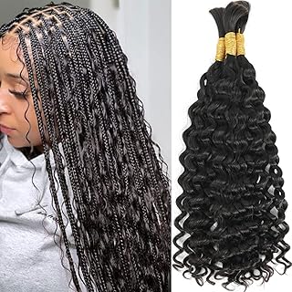 Cheveux micro tressés humains en vrac, cheveux humains vierges pour micro tresses