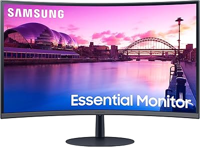 Moniteur incurvé samsung ls27c390eauxxu 27 pouces fhd 1080p avec haut-parleurs - 1920 x