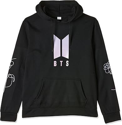 Sweat à capuche unisexe avec design du groupe k-pop bts et imprimé