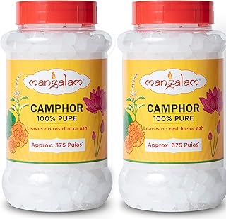 Comprimés de camphre mangalam jar 250 grammes - paquet de 2