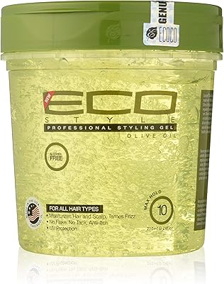 Gel coiffant à l'huile d'olive ecostyler, 24 oz/710 ml
