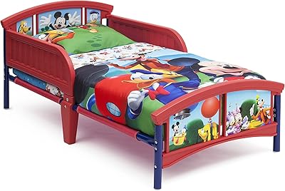 Lit bébé en plastique delta disney mickey mouse pour enfants