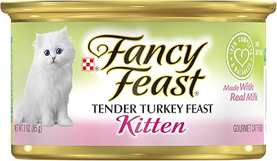 Nourriture en purée pour chats à saveur de dinde fancy feast, 3 oz