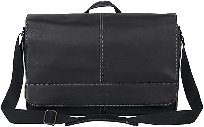 Kenneth cole reaction cam bag son sac messager en cuir pour ordinateur portable