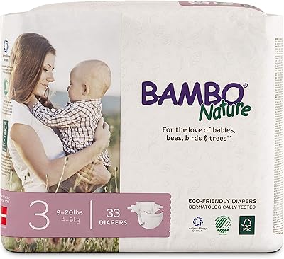 Couches écologiques bambo nature taille 3 5 9 kg (33. Diaytar : Qualité professionnelle, prix grand public