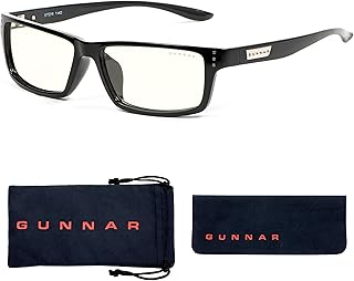 Lunettes d'ordinateur unisexes gunnar optiks anti-lumière bleue, monture onox, états-unis, monture onox, adulte