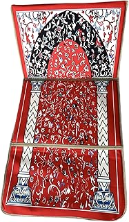Tapis de prière en tissu et dossier pliable 2 en 1 (clolr c)