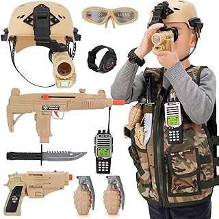 Liberty imports costume d'halloween pour enfants camouflage marin du désert ensemble de jeu