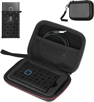 Procase étui de transport portable ssd pour samsung t7 / t7 touch