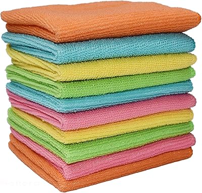 Serviettes de nettoyage de cuisine multi-usages super absorbantes en microfibre, serviettes de lavage