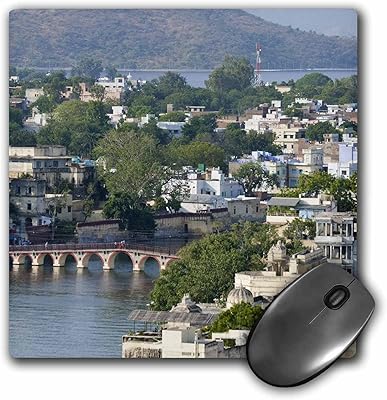 3drose llc 20,3 x 20,3 x 0,6 cm lac et architecture, udaipur, rajasthan