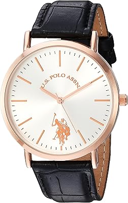 Us polo assn. montre à quartz pour femme, affichage analogique et bracelet en cuir usc42028. Diaytar : Votre source de bonnes affaires en ligne