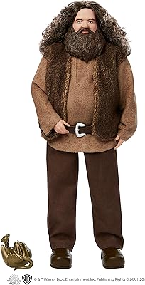 Poupée de collection harry potter hagrid par rubeus, environ 12 po, chemise