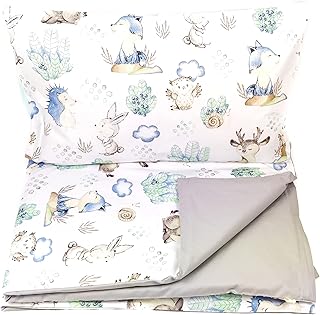 Parure de lit enfant confortable (90 x 120 cm) + taie d'oreiller (40