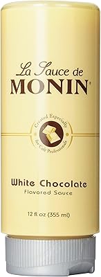Sauce au chocolat blanc monin, canettes de 17,7 oz (paquet de 6)
