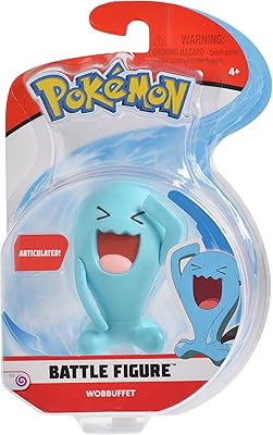 Figurine de combat articulée pokémon woofoot de 3 pouces