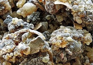 Encens royal d'oman certifié biologique en résine hojari noire (boswellia sacra) 1/2 livre