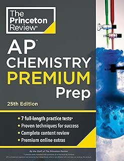 Princeton review ap chemistry premium prep, 2024 : 7 tests pratiques + révision