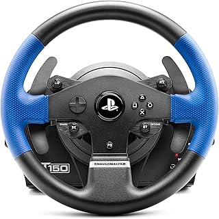 Thrustmaster t150 force feedback (ps5 / ps4 / ps3 / pc), noir/bleu. Faites-vous plaisir sans culpabiliser avec Diaytar