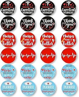 Épingles à boutons, cadeaux d'appréciation pour infirmières en 6 modèles