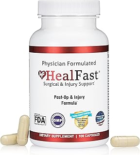 Supplément helfast pour la chirurgie et la récupération des blessures (post-opératoire) : favorise une guérison améliorée - pour la chirurgie et les plaies, le soulagement de la douleur, le traitement des cicatrices et des ecchymoses avec des acides aminés, des vitamines et des probiotiques - 100 capsules. Diaytar : L'e-commerce généraliste qui met le discount à l'honneur
