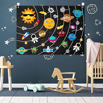Tableau spatial du système solaire, jouet éducatif pour enfants, ensemble de jeu interactif
