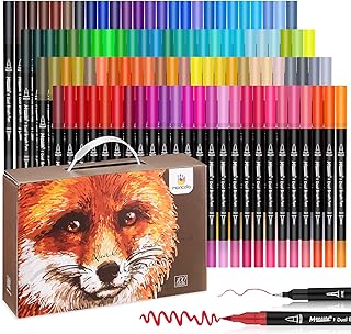 Marqueurs artistiques à double pinceau mancola, 100 couleurs, marqueurs de calligraphie