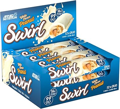 Barres protéinées swirl d'applied nutrition - barre-collation riche en protéines, faible en sucre
