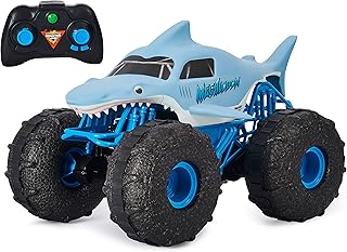 Voiture télécommandée tout-terrain monster jam megalodon storm à l'échelle 1:15