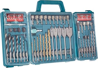 Makita p-52087 acc maklok ensemble d'accessoires à changement rapide 64 pièces